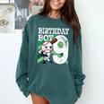 9th Birthday Baseball Birthday Party 9th Birthday Boy Comfort Colors Sweatshirt Chalky Mint