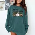Act Like a Lady Scream Like a Baseball Mom Mother Comfort Colors Sweatshirt Chalky Mint