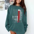 American Flag Baseball Team Baseball Player Baseball Comfort Colors Sweatshirt Chalky Mint American Flag Baseball Team Baseball Player Baseball Comfort Colors Sweatshirt Chalky Mint