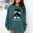 Argentina Baseball Mom Messy Bun Comfort Colors Sweatshirt Chalky Mint Argentina Baseball Mom Messy Bun Comfort Colors Sweatshirt Chalky Mint