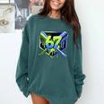 Awesome 67 Baseball Drip Effect Baseball 6-7 Meme Graphic Premium Tri-Blend Comfort Colors Sweatshirt Chalky Mint