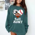 Ball Aunt Heart Football Baseball Hockey Game Day Comfort Colors Sweatshirt Chalky Mint Ball Aunt Heart Football Baseball Hockey Game Day Comfort Colors Sweatshirt Chalky Mint