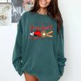 Ball Mom I'm A Baseball Mom Baseball Mom Comfort Colors Sweatshirt Chalky Mint