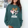 Ball Mom Soccer Baseball Mom Heart Comfort Colors Sweatshirt Chalky Mint Ball Mom Soccer Baseball Mom Heart Comfort Colors Sweatshirt Chalky Mint