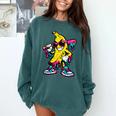 Banana Baseball Drip Comfort Colors Sweatshirt Chalky Mint Banana Baseball Drip Comfort Colors Sweatshirt Chalky Mint