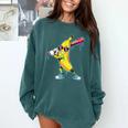 Banana Baseball Drip Kids Youth Boys Girls Comfort Colors Sweatshirt Chalky Mint