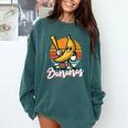 Bananas Baseball Sunset Retro Fruit Sports Boys Kids Men Premium Tri-Blend Comfort Colors Sweatshirt Chalky Mint Bananas Baseball Sunset Retro Fruit Sports Boys Kids Men Premium Tri-Blend Comfort Colors Sweatshirt Chalky Mint