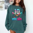 Baseball 10 Year Old Ice Cream Drip 10th Bday Double Digits Comfort Colors Sweatshirt Chalky Mint Baseball 10 Year Old Ice Cream Drip 10th Bday Double Digits Comfort Colors Sweatshirt Chalky Mint
