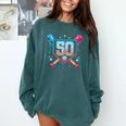 Baseball 50 Year Old Ice Cream Drip 50th Birthday Number 50 Comfort Colors Sweatshirt Chalky Mint Baseball 50 Year Old Ice Cream Drip 50th Birthday Number 50 Comfort Colors Sweatshirt Chalky Mint