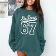 Baseball 6 7 Number 67 Six Seven Meme Boys Youth Kids Comfort Colors Sweatshirt Chalky Mint Baseball 6 7 Number 67 Six Seven Meme Boys Youth Kids Comfort Colors Sweatshirt Chalky Mint