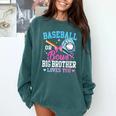 Baseball Or Bows Big Brother Loves You Gender Pink Or Blue Comfort Colors Sweatshirt Chalky Mint Baseball Or Bows Big Brother Loves You Gender Pink Or Blue Comfort Colors Sweatshirt Chalky Mint