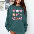 Baseball Coquette Bow Baseball Mama Baseball Mom Premium Comfort Colors Sweatshirt Chalky Mint Baseball Coquette Bow Baseball Mama Baseball Mom Premium Comfort Colors Sweatshirt Chalky Mint