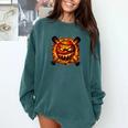 Baseball Drip Angry Lava Slime Ball Graphic Comfort Colors Sweatshirt Chalky Mint