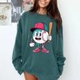 Baseball Drip Boys Ice Cream Youth Comfort Colors Sweatshirt Chalky Mint Baseball Drip Boys Ice Cream Youth Comfort Colors Sweatshirt Chalky Mint