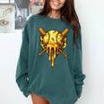 Baseball Drip Ice Cream Camo Cool Comfort Colors Sweatshirt Chalky Mint