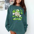 Baseball Drip Ice Cream Shamrock Irish St Patricks Men Comfort Colors Sweatshirt Chalky Mint Baseball Drip Ice Cream Shamrock Irish St Patricks Men Comfort Colors Sweatshirt Chalky Mint