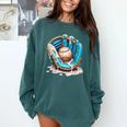 Baseball Drip Ice Cream Sprinkless Glove Boy Kid Comfort Colors Sweatshirt Chalky Mint