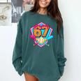 Baseball Drip Jersey Number 67 For Players & 67th Birthday Comfort Colors Sweatshirt Chalky Mint Baseball Drip Jersey Number 67 For Players & 67th Birthday Comfort Colors Sweatshirt Chalky Mint