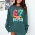 Baseball Drip Number 67 Player Trendy 6 7 Meme Comfort Colors Sweatshirt Chalky Mint Baseball Drip Number 67 Player Trendy 6 7 Meme Comfort Colors Sweatshirt Chalky Mint