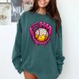 Baseball Drip Pink Glove Respect The Drip Youth Boys Girls Comfort Colors Sweatshirt Chalky Mint