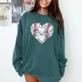 Baseball Heart Love Game Sports Fan Game Day Comfort Colors Sweatshirt Chalky Mint Baseball Heart Love Game Sports Fan Game Day Comfort Colors Sweatshirt Chalky Mint