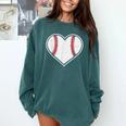 Baseball Heart Love Sport Valentines Day Men Women Boys Kids Comfort Colors Sweatshirt Chalky Mint Baseball Heart Love Sport Valentines Day Men Women Boys Kids Comfort Colors Sweatshirt Chalky Mint