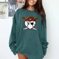 Baseball Heart Pirate Hat Crossed Swords Men Boys Kids Youth Comfort Colors Sweatshirt Chalky Mint Baseball Heart Pirate Hat Crossed Swords Men Boys Kids Youth Comfort Colors Sweatshirt Chalky Mint