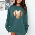 Baseball Heart Shape Valentines Day Love Boys Kids Men Comfort Colors Sweatshirt Chalky Mint Baseball Heart Shape Valentines Day Love Boys Kids Men Comfort Colors Sweatshirt Chalky Mint