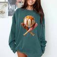 Baseball Ice Cream Drip Style Melting Ice Cream Youth Teen Comfort Colors Sweatshirt Chalky Mint Baseball Ice Cream Drip Style Melting Ice Cream Youth Teen Comfort Colors Sweatshirt Chalky Mint