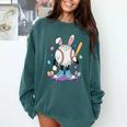 Baseball Ice Cream Drip Youth Boys Cute Easter Sports Comfort Colors Sweatshirt Chalky Mint