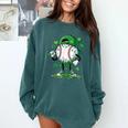 Baseball Icecream Apparel Youth Boy St Patrick's Day Comfort Colors Sweatshirt Chalky Mint