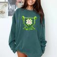 Baseball Icecream St Patrick's Day Lucky Charm Shamrock Drip Comfort Colors Sweatshirt Chalky Mint Baseball Icecream St Patrick's Day Lucky Charm Shamrock Drip Comfort Colors Sweatshirt Chalky Mint