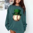 Baseball Leprechaun Hat Saint Patrick Retro Comfort Colors Sweatshirt Chalky Mint Baseball Leprechaun Hat Saint Patrick Retro Comfort Colors Sweatshirt Chalky Mint
