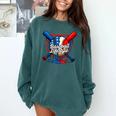 Baseball Life Style 101 Apparel Youth Drip Baseball Comfort Colors Sweatshirt Chalky Mint