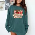 Baseball Mama Coffee Game Day Vibes Baseball Mom Comfort Colors Sweatshirt Chalky Mint