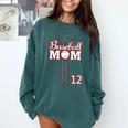 Baseball Mom 12 Number 12 Jersey Team Numbered Jersey Comfort Colors Sweatshirt Chalky Mint Baseball Mom 12 Number 12 Jersey Team Numbered Jersey Comfort Colors Sweatshirt Chalky Mint