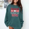 Baseball Mom Since 1970 Comfort Colors Sweatshirt Chalky Mint Baseball Mom Since 1970 Comfort Colors Sweatshirt Chalky Mint