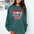 Baseball Mom Since 1991 Comfort Colors Sweatshirt Chalky Mint Baseball Mom Since 1991 Comfort Colors Sweatshirt Chalky Mint