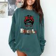 I Am Baseball Mom Comfort Colors Sweatshirt Chalky Mint