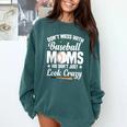 Baseball Mom We Don´t Just Look Crazy Baseball Player Comfort Colors Sweatshirt Chalky Mint Baseball Mom We Don´t Just Look Crazy Baseball Player Comfort Colors Sweatshirt Chalky Mint
