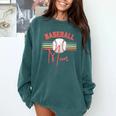 BASEBALL MOM Fun RETRO LOOK Comfort Colors Sweatshirt Chalky Mint BASEBALL MOM Fun RETRO LOOK Comfort Colors Sweatshirt Chalky Mint