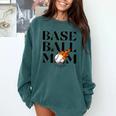 Baseball Mom Game Day Game Day Comfort Colors Sweatshirt Chalky Mint