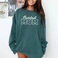 Baseball Mom Gameday Graphic Premium Comfort Colors Sweatshirt Chalky Mint