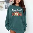 Baseball Mom Leopard Game Day Mom Life Mother's Day Comfort Colors Sweatshirt Chalky Mint Baseball Mom Leopard Game Day Mom Life Mother's Day Comfort Colors Sweatshirt Chalky Mint