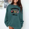 Baseball Mom Leopard Heart Game Day Love Mommy Comfort Colors Sweatshirt Chalky Mint Baseball Mom Leopard Heart Game Day Love Mommy Comfort Colors Sweatshirt Chalky Mint