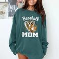 Baseball Mom Leopard Heart Matching Family Comfort Colors Sweatshirt Chalky Mint Baseball Mom Leopard Heart Matching Family Comfort Colors Sweatshirt Chalky Mint