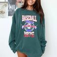 Baseball Mom Loud & Proud Since 1976 Raglan Baseball Tee Comfort Colors Sweatshirt Chalky Mint