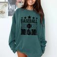 Baseball Mom Baseball Lover Mom Comfort Colors Sweatshirt Chalky Mint