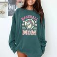 Baseball Mom Mama Mother's Dog In My Baseball Mom Era Comfort Colors Sweatshirt Chalky Mint Baseball Mom Mama Mother's Dog In My Baseball Mom Era Comfort Colors Sweatshirt Chalky Mint