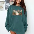 Baseball Mom Mothers' Day Comfort Colors Sweatshirt Chalky Mint Baseball Mom Mothers' Day Comfort Colors Sweatshirt Chalky Mint
